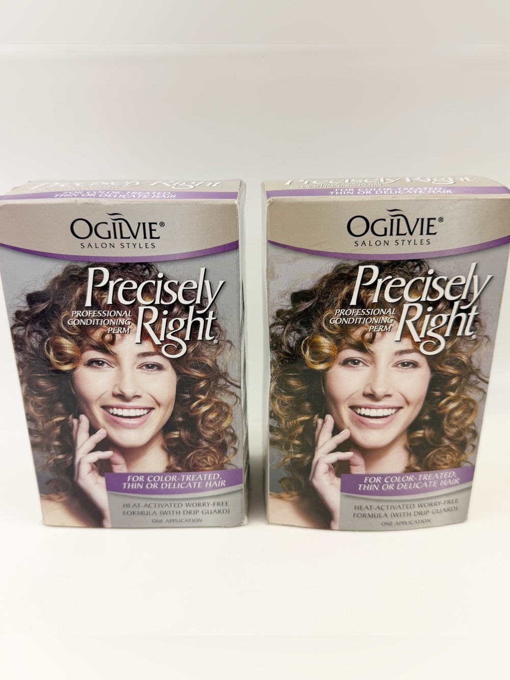 TWO Ogilvie Precisely Right Professional Conditioning Perm All Hair Types New